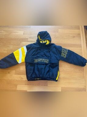 Vintage 1990s Starter Boston Bruins Jacket Great condition Made in Korea Large